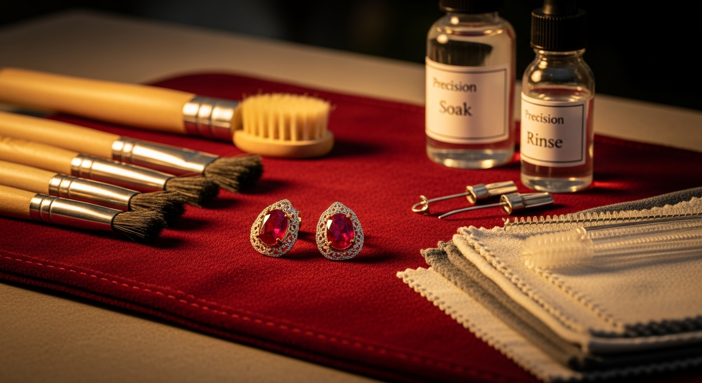 Entretien professionnel bijoux rubis