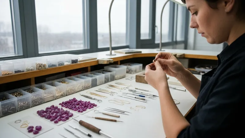 Le choix des matériaux pour des boucles d'oreilles rubis
