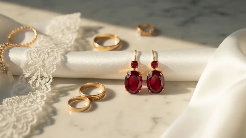 Le rubis dans les rituels de mariage