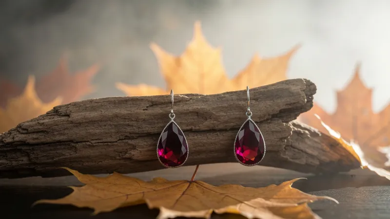 Les occasions saisonnières pour les boucles d'oreilles rubis