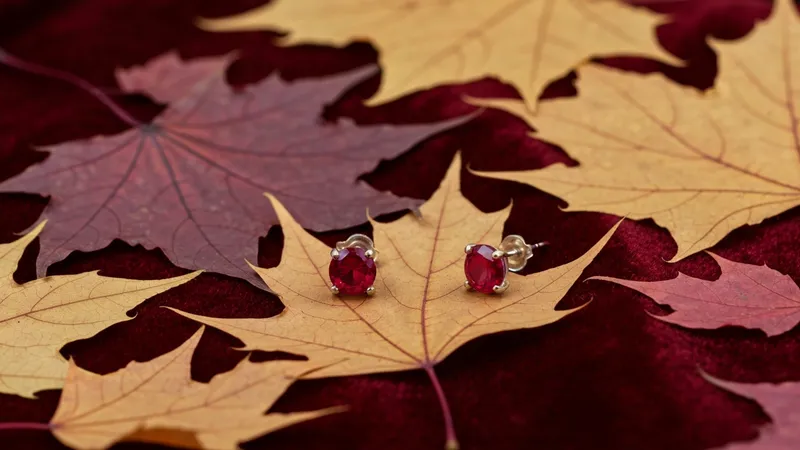 Les rubis pour l'automne